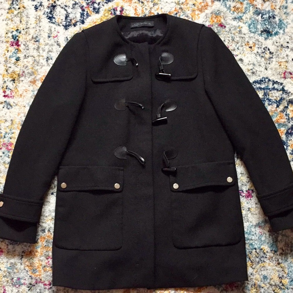Zara Peacoat Size Medium